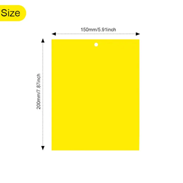 INF Skadedjur & Insekter-Klibbig fälla för skadeinsekter Flugfångare 20-pack 20x10 cm