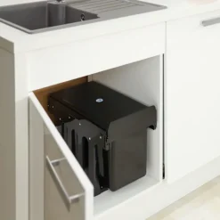 B2X Soptunnor-Källsortering med 2 st sopkärl