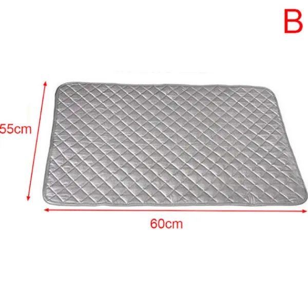 Jettbuying Tvättillbehör-Kompakt Bärbar Strykmatta Strykbräda Resetork Tvättmaskin 60*55cm