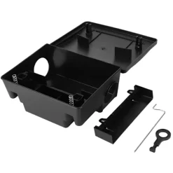 Skadedjur & Insekter-Kompakt inomhus råttfälla musfälla fångstbete låda med lås för hem sjukhus hotell användning