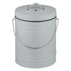 Northix Soptunnor-Kompostbehållare med luktfilter, 5 liters kapacitet