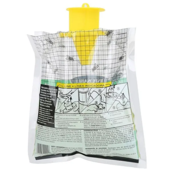 KOOLYOU Skadedjur & Insekter-Koolmei 6-delad hängande flugfälla Engångsväska för flugfälla