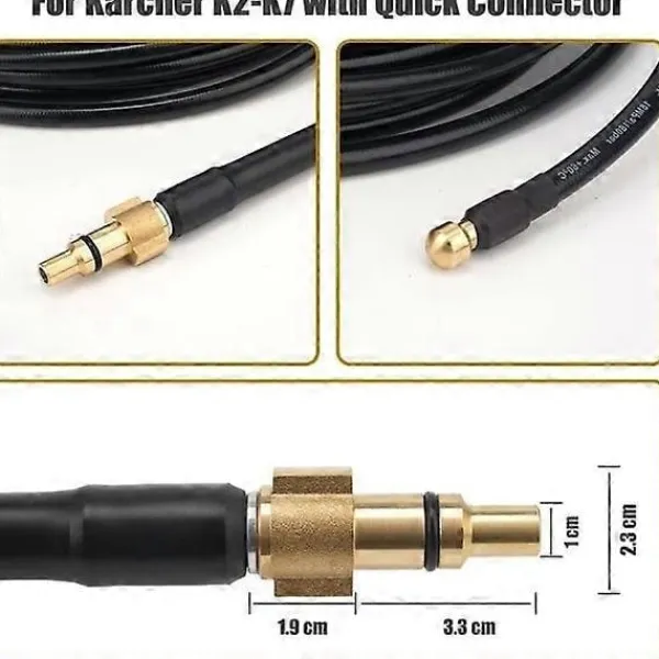 unbranded Högtryckstvättar-Kärcher Avloppsrensare 15m tillbehör för högtryckstvättar - Xin-Xin