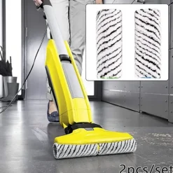 AIZHENCHEN Städmoppar-Kärcher FC Sten- och klinkerrollers för Kärcher FC3 FC5 FC7 Elektrisk Golvrengörare Mopp Mikrofiberrollers 2-pack