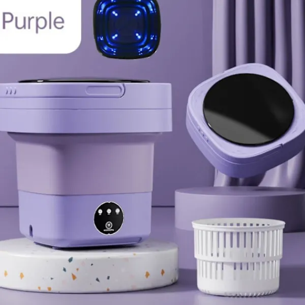 DMstore Tvättmaskiner-6,5L Liten Tvättmaskin Stor Kapacitet Bärbar Tvättmaskin För Underkläder Strumpor Tvätta