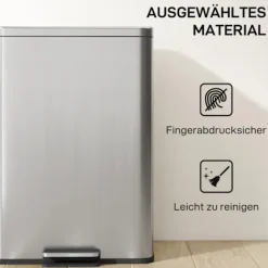 Northio Soptunnor-20L pedalhink med mjukstängande lock, avtagbar innerhink