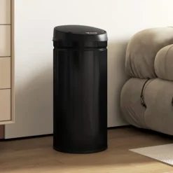 Northio Soptunnor-42L rostfri behållare med sensor, beröringsfri med mjukstängning
