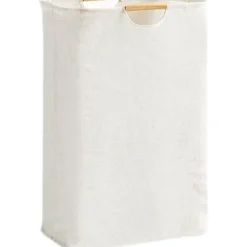 Tvättillbehör-45l Smal Hopfällbar Tvättkorg Med 4 Hjul Smala Tvättkorgar Och Vikbar Tvättkorg Rektangulär Tvättkorg För Förvaring Av Kläder Hemma (svart)