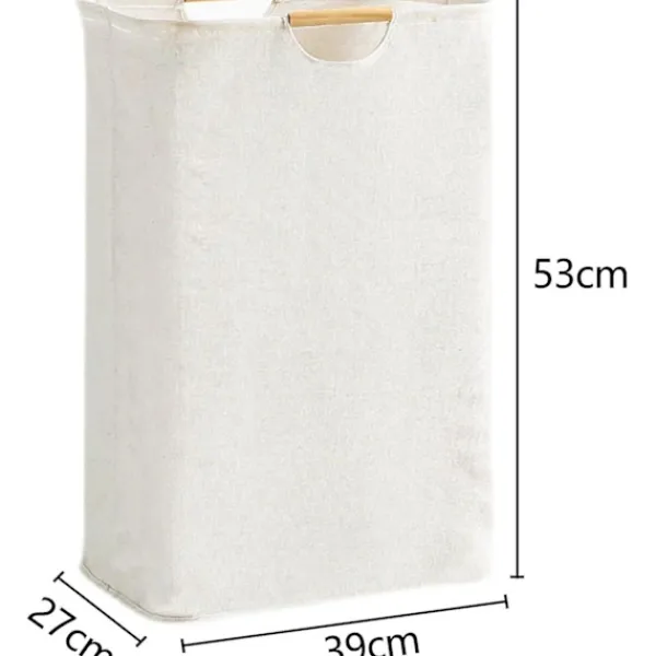 Tvättillbehör-45l Smal Hopfällbar Tvättkorg Med 4 Hjul Smala Tvättkorgar Och Vikbar Tvättkorg Rektangulär Tvättkorg För Förvaring Av Kläder Hemma (svart)