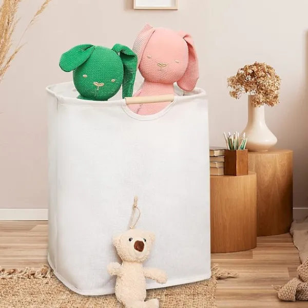 Tvättillbehör-45l Smal Hopfällbar Tvättkorg Med 4 Hjul Smala Tvättkorgar Och Vikbar Tvättkorg Rektangulär Tvättkorg För Förvaring Av Kläder Hemma (svart)