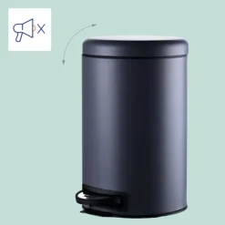 Northix Soptunnor-12L Stegbehållare med innerhink – Mjukstängande, handsfree