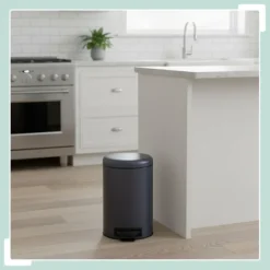 Northix Soptunnor-12L Stegbehållare med innerhink – Mjukstängande, handsfree