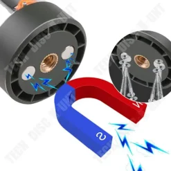 TECH DISCOUNT Skadedjur & Insekter-LED campinglampa - TD® - Multifunktionell - Myggavvisande - USB-uppladdningsbar - IPX4