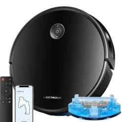 OEM Dammsugare & Tillbehör-Liectroux C7 Robotdammsugare, HEPA-filtrering, 6000PA sugkraft,Svart