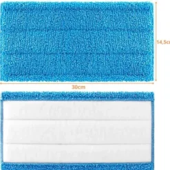 PHONILLICO Städmoppar-Lingett för Swiffer Wetjet tvättbar återanvändbar [4-pack] ®