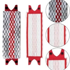 PHONILLICO Städmoppar-Lingett för Vileda Ultramax / Ultramax Turbo / Ultra Max / 1-2 Spray [Lot 8] Tvättbar och återanvändbar mopp