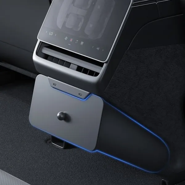 unbranded Soptunnor-Liten Magnetisk Bil Sopkorg Organizer Skräpbehållare Fodral för ModelY/3 Garbage can