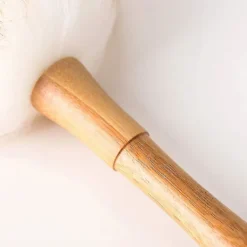 Svampar & Dukar-Liten Mjuk Ull Dammvippa, Mikrofiber med Trähandtag, Antistatisk Dammvippa Lämplig För Hem Bil Kontor Möbler Dammtorkning