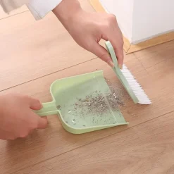 ATELA Rengöringsmedel-Liten sop- och set för hemminidammar med set (grön)