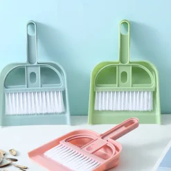 ATELA Rengöringsmedel-Liten sop- och set för hemminidammar med set (grön)