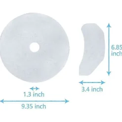 Torktumlare-Lämplig för 25 stycken Torktumlare Avgasfilter Set Ersättning för Panda/ Chef/Sonya/Avant-FO SHAN RAN WANG