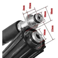 FMYSJ Högtryckstvättar-Lämplig för Karcher K2 K3 K4 K5 6M / 8M / 10M högtryckstvättslang sprayslang 8M (FMY)