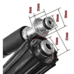 DAO Högtryckstvättar-Lämplig för Kärcher K2 K3 K4 K5 6M / 8M / 10M högtryckstvättslang sprayslang 8M-kfndaw [DB]