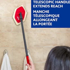 Svampar & Dukar-Lämplig för Vileda Bathroom Magic Borstmopp Ersättningshuvud BATH MAGIC Svamp Skurdyna - 5 Delar-FA-