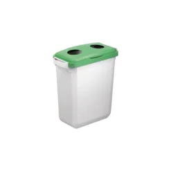 Durable Soptunnor-Lock DURABIN med gångjärn 60L grön