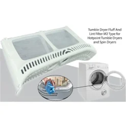 Torktumlare-Luddfilter M2-typ för Hotpoint torktumlare och centrifuger