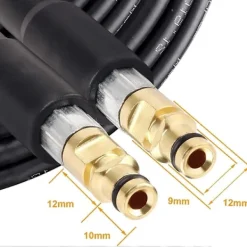 GIFT OF G Högtryckstvättar-15M Ersättningsslang för högtryckstvätt för Kärcher K-serien K2, K3, K4, K5, K7, Rengöringsförlängningsslang Snabbkopplingssystem Snäppkontakt Snabbkoppling | Fyndiq