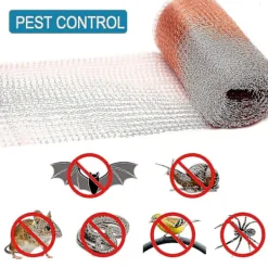 Skadedjur & Insekter-6m Gnagarnät Koppar Anti Snigel Möss Råtta Fågel Nematoder Ferramol Koppar Stickat Nät