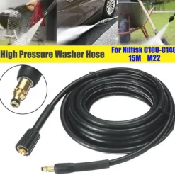 Galaxy Högtryckstvättar-5/10/15m M22 Högtryckstvättslang för Nilfisk C100 C110 C120 C130 C140
