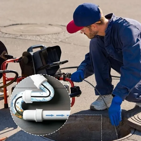 EURL Högtryckstvättar-15m Rörrengörare för Kärcher Högtryckstvätt Bredare Professionell Rörkompatibel K2-K7/HD/HDS 180bar 60c °