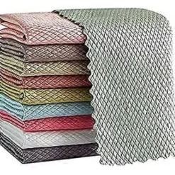 Svampar & Dukar-Magisk Duk, 10-pack Multifunktionell Mikrofiber Rengöringsduk Flerfärgad 30x40CM