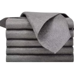 Svampar & Dukar-Magiska rengöringsdukar för fönster, 5 st magiska rengöringsdukar förtjockade starka vattenabsorption verktyg för glas bil hem kök badrum