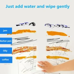 Svampar & Dukar-Magiska rengöringssvampar, 50-pack melaminsvampskuddar, multifunktionella hushållsrengöringssvampar för kök och disk