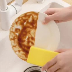 Svampar & Dukar-Magiska svampar för rengöring 3 st Perfekt för persienner och glas Våt rengöringssvamp för hemmet