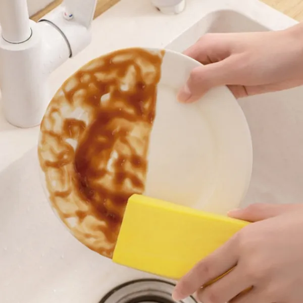 Svampar & Dukar-Magiska svampar för rengöring 3 st Perfekt för persienner och glas Våt rengöringssvamp för hemmet