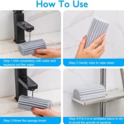 Städmoppar-Magiskt dammrengöringssvampar våtrengöring dammsvamp 1 Pc-1 Pc