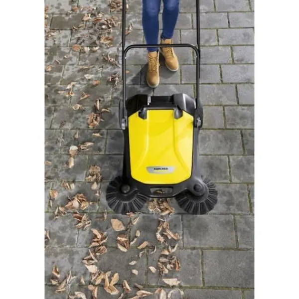 KARCHER Städmaskiner-Maskinell sopmaskin S 4 Twin - Beholder 20 L - 2 sidoborstar - 2400 m²/h