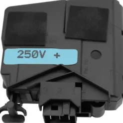 EMAGTECH Tvättmaskiner-Maskinlåsningsbrytare Solenoid Kompatibel med Samsung DC34-00026A WD90J6410AW Svart