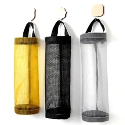 Soptunnor-Matkassehållare väggfäste förvaringsdispenser plastkök