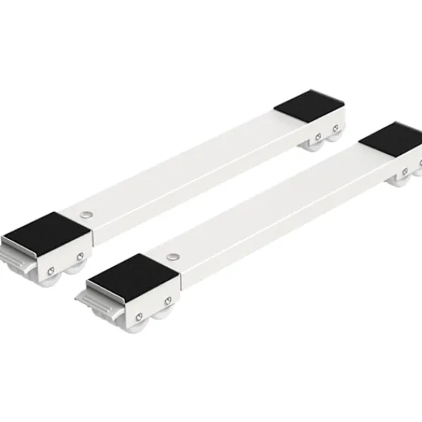 9054726966165 Tvättmaskiner-Möbelflyttare för tvättmaskin, justerbara möbelhjul, bärbar rullbas för tvättmaskin, torktumlare, kylskåp - Vit