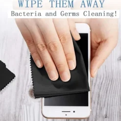 Delivast Svampar & Dukar-Microfiberdukar - Rengöringsdukar Svarta 12-Pack