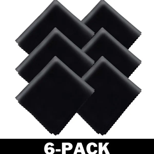 Delivast Svampar & Dukar-Microfiberdukar - Rengöringsdukar Svarta 12-Pack