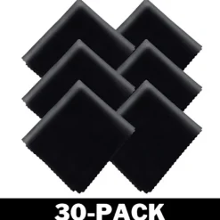 Delivast Svampar & Dukar-Microfiberdukar - Rengöringsdukar Svarta 12-Pack