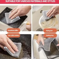 Svampar & Dukar-Mikrofiber Disktrasor - 10-pack - Ludd- & Repfria - För Våt/Torr Användning