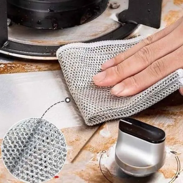 Svampar & Dukar-Mikrofiber Disktrasor - 10-pack - Ludd- & Repfria - För Våt/Torr Användning