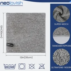 Svampar & Dukar-Mikrofiber hushållspapper - 6-pack - Köksrullar - Allround